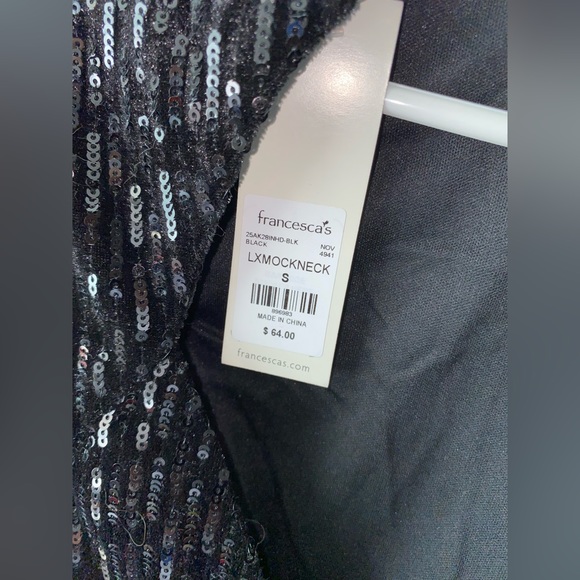 Black sequin dress - Picture 5 of 5